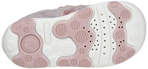 Geox B NEW BALU' GIRL A Zapatillas Bebé-Niñas, Rosa (Lt Rose C8172), 23 EU