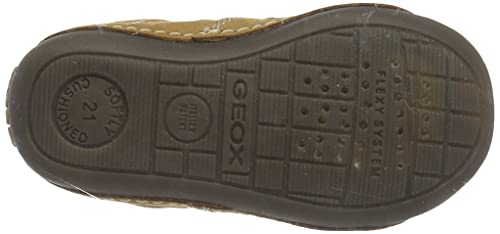 Geox B TUTIM A First Walker Shoe Bebé-Niños, Beige (Biscuit), 18 EU
