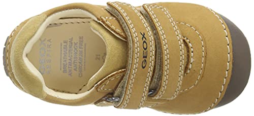 Geox B TUTIM A First Walker Shoe Bebé-Niños, Beige (Biscuit), 18 EU