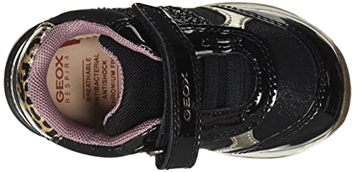 GEOX Baby Girl B RISHON GIRL FIRST STEPS BLACK_23 EU