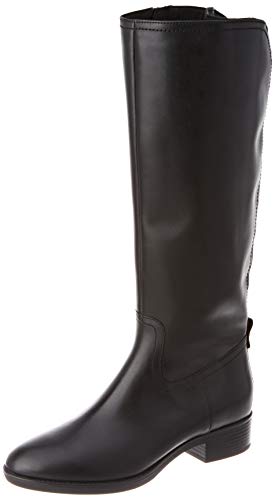 Geox D FELICITY A Knee High Boot Mujer, Negro (Black), 38 EU