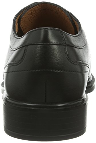 Geox U Alex A ABX, Zapatos de Cordones Hombre, Negro (Black C9999), 47 EU