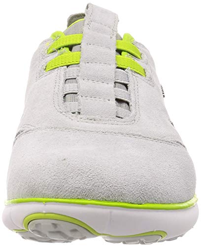 Geox U NEBULA B Zapatillas De Deporte Hombre, Gris (Lt Grey Lt Green C1052), 47 EU