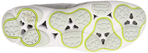 Geox U NEBULA B Zapatillas De Deporte Hombre, Gris (Lt Grey Lt Green C1052), 47 EU