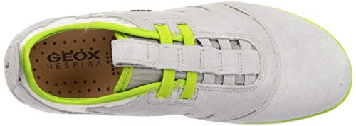 Geox U NEBULA B Zapatillas De Deporte Hombre, Gris (Lt Grey Lt Green C1052), 47 EU