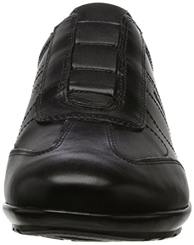 Geox UOMO SYMBOL C Piso Oxford Hombre, Negro (Black), 45 EU