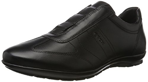 Geox UOMO SYMBOL C Piso Oxford Hombre, Negro (Black), 45 EU