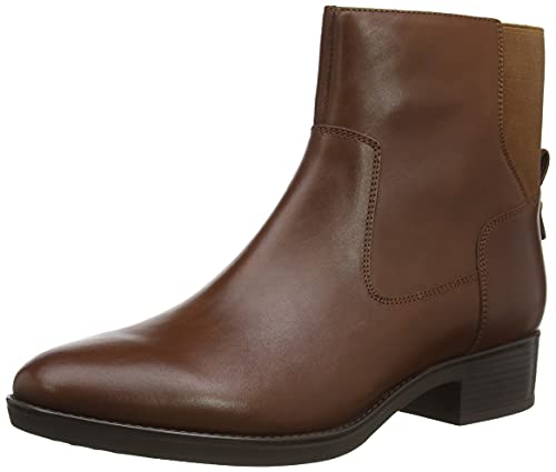 Geox Woman D FELICITY C ANKLE BOOTS BROWN_38 EU