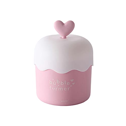 GEQIAN Dispensador de gel de ducha limpiador facial espumante taza – Limpiador facial espuma Maker Cup Cute Skincare Tools para niña lavado de cara ducha