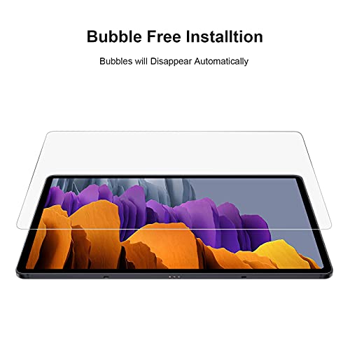 Gerutek [2 Piezas] Templado Protector para Samsung Galaxy Tab S7, 9H, 2.5D, Antiarañazos, Antihuellas Ultra Transparente Cristal Pantalla Vidrio Templado para Samsung Galaxy Tab S7 11" SM-T870/SM-T875