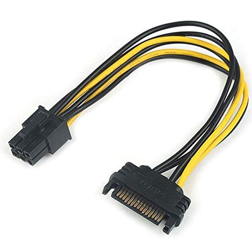 Gfryerty Ver009 - Adaptador de tarjeta elevadora USB 3.0 PCI-E Riser 009S Express 1X hasta 16X SATA de 15 pines hasta 6 pines