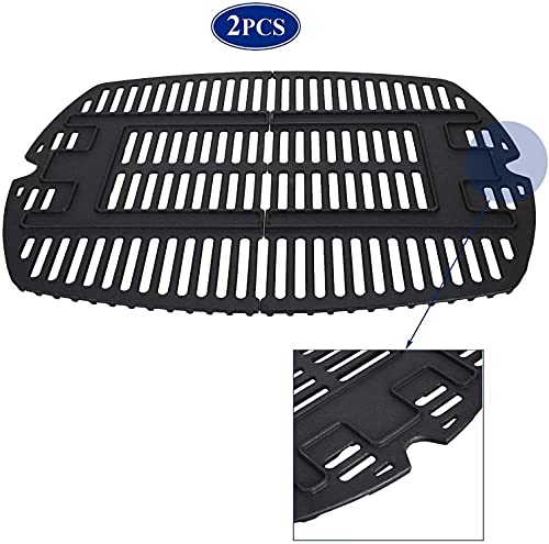 GFTIME 53,98 cm x 38,74 cm 7645 Rejilla Piezas de Repuesto Parrilla para Weber Q200 Q220 Q2000 Q2200 396000 396001 396002 566002 53060001 54060001 69956 (7645 Rejilla)