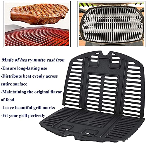 GFTIME 53,98 cm x 38,74 cm 7645 Rejilla Piezas de Repuesto Parrilla para Weber Q200 Q220 Q2000 Q2200 396000 396001 396002 566002 53060001 54060001 69956 (7645 Rejilla)