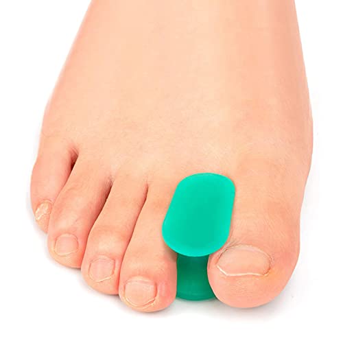 Gidenfly Separadores de dedos separados del dedo del pie, corrector de pulgar valgus, ortesis de silicona duradera separador del dedo del pie cuidado de los pies multi-tamaño M+L 8 pares/caja