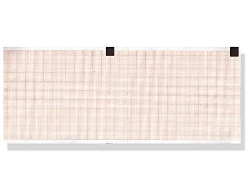 Gima 32965 Paquete de papel térmico ECG, rejilla naranja, 110 x 140 mm