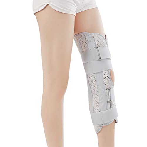 Gitdot Rodillera De Fijación La Articulación Rodilla Rehabilitación Fractura Rótula Transpirable Protector Férula Que No Se Dobla Añadir Correa para El Hombro