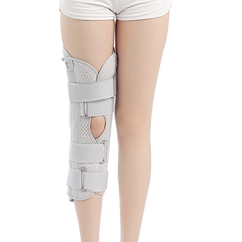 Gitdot Rodillera De Fijación La Articulación Rodilla Rehabilitación Fractura Rótula Transpirable Protector Férula Que No Se Dobla Añadir Correa para El Hombro