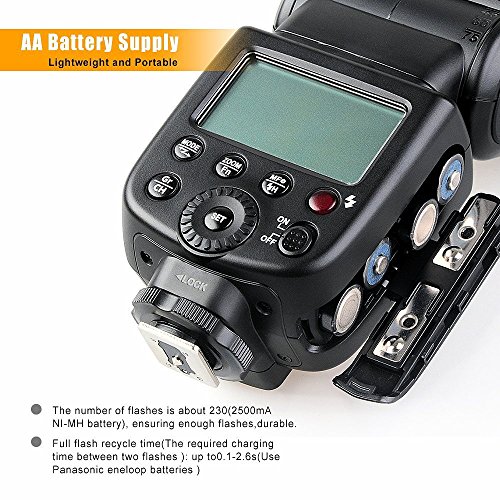 Godox TT600 Speedlite Flash con Transmisión Inalámbrica 2.4G Inalámbrica para Canon, Nikon, Pentax, Olympus y Otras Cámaras Digitales con Hotshoe Estándar con Difusor NAMVO
