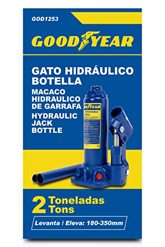 Goodyear Gato Hidráulico de Botella, 2 Toneladas