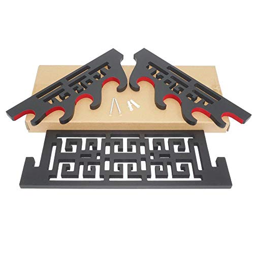 GOONSDS Espada Titular De Montaje En Pared Terciopelo Protect Display Espada De Samurai Espada Soporte del Soporte De Suspensión para Katana Wakizashi Y Espadas Estándar (4 Niveles)