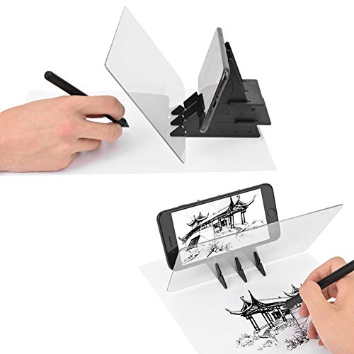 Goshyda Dibujo de espejo, copia de dibujo de espejo IP65 impermeable para tela blanca, telas no tejidas