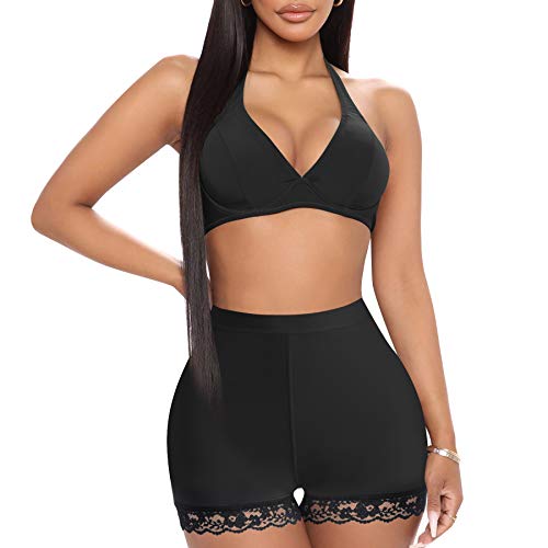 Gotoly Mujer Braguitas Moldeadoras Braga Faja Pantalón Reductora Sin Costura Control de Barriga Levanta Glúteos Shapewear Lencería Pantalones con Relleno de Cadera (Negro, M)