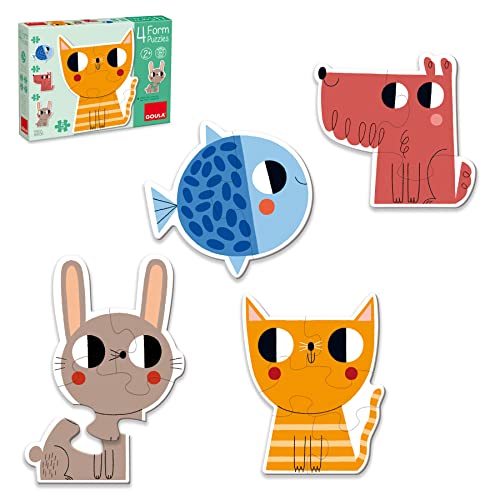 Goula- Form Conjunto de Puzzles Progresivos, Multicolor (53174)
