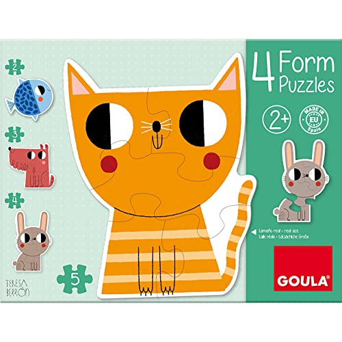 Goula- Form Conjunto de Puzzles Progresivos, Multicolor (53174)