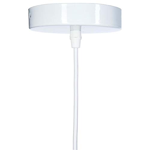 Gran lámpara de techo en MIMBRE - Diámetro 48 cm - Color MADERA Natural