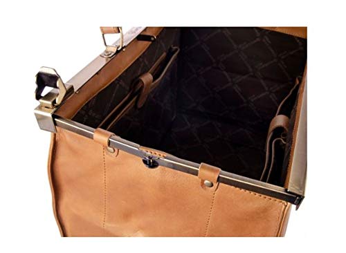 Greenland Doc Bag - Maletín de médico (43 x 23 x 26 cm, piel de búfalo natural)