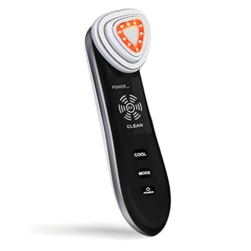 Gridinlux | Aparato Radiofrecuencia Facial | 5 Modos | Terapia de Luz Led | Antiarrugas, Anti-envejecimiento, Rejuvenecimiento | Limpieza Profunda | Cuidado Facial