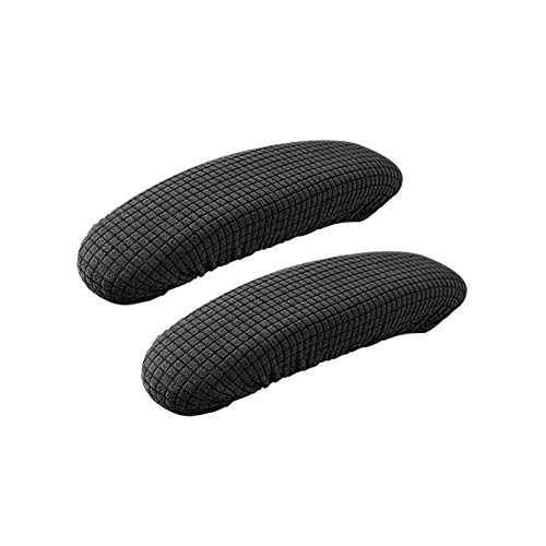 GSDGV Funda del Cojín del Reposabrazos De La Silla, La Funda Elástica del Reposabrazos De La Silla De Oficina Es Desmontable, Se Utiliza En La Oficina, El Dormitorio Y La Sala De Estar(Negro)
