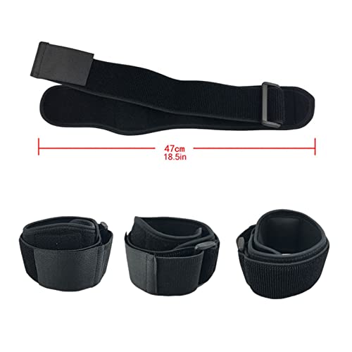 GuanRo Cinturón de Soporte de Codo Deportivo Cojín de compresión Muscular Adecuado for la protección del Codo de Baloncesto de Tenis Puede aliviar el Dolor (Color : Negro)