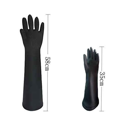 Guantes de baño para Guantes de aseo para perros Gatos con pelo largo y corto Diseño de grosor mejorado Guantes impermeables antiarañazos para el aseo de perros