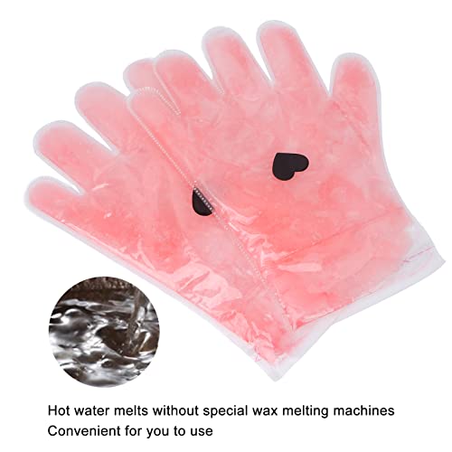 Guantes de Manos para Depilación con Cera de Parafina, Guantes de Tratamiento en el Hogar Seguros Y Convenientes para Salones de Belleza para Uso Doméstico(#1)
