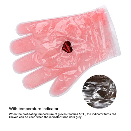 Guantes de Manos para Depilación con Cera de Parafina, Guantes de Tratamiento en el Hogar Seguros Y Convenientes para Salones de Belleza para Uso Doméstico(#1)