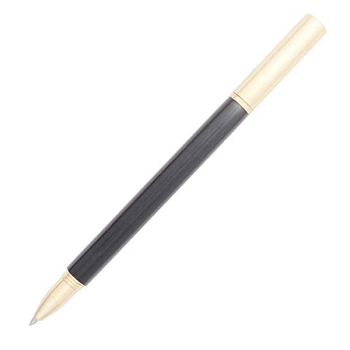 Gullor Bolígrafo de madera de sándalo natural, bonito regalo - negro