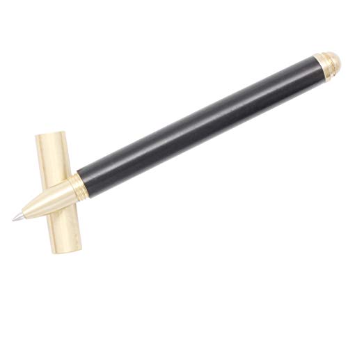 Gullor Bolígrafo de madera de sándalo natural, bonito regalo - negro