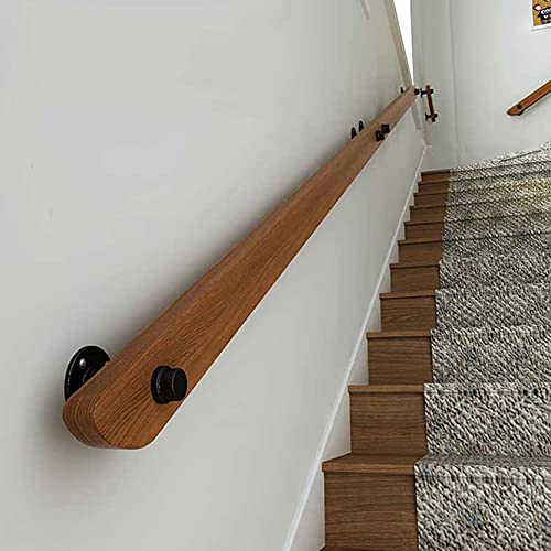 GXYAWPJ - Barandilla Escalera Pasamanos Pasillo de Madera Maciza para El Hogar Barandilla de Madera de Pino Antideslizante Espesar Y Fortalecer El Estilo Rústico para El Pasillo Jardín del(Size:150cm)