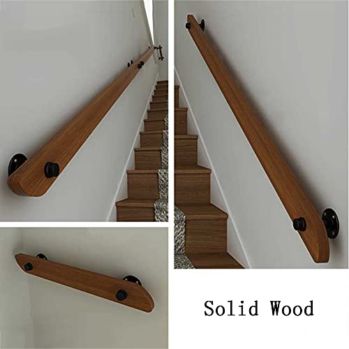 GXYAWPJ - Barandilla Escalera Pasamanos Pasillo de Madera Maciza para El Hogar Barandilla de Madera de Pino Antideslizante Espesar Y Fortalecer El Estilo Rústico para El Pasillo Jardín del(Size:150cm)