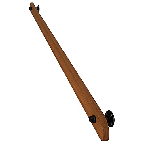 GXYAWPJ - Barandilla Escalera Pasamanos Pasillo de Madera Maciza para El Hogar Barandilla de Madera de Pino Antideslizante Espesar Y Fortalecer El Estilo Rústico para El Pasillo Jardín del(Size:150cm)