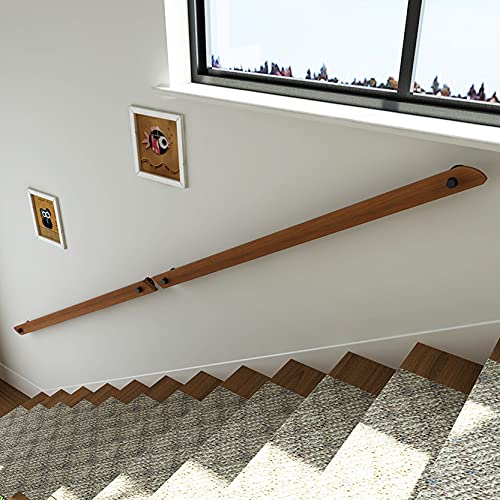 GXYAWPJ - Barandilla Escalera Pasamanos Pasillo de Madera Maciza para El Hogar Barandilla de Madera de Pino Antideslizante Espesar Y Fortalecer El Estilo Rústico para El Pasillo Jardín del(Size:150cm)