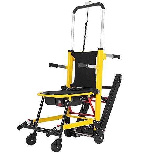 H&1 Silla de Ruedas eléctrica Silla de Ambulancia Plegable eléctrica Escalada sobre orugas Silla de evacuación Ayuda a la Movilidad Camilla Carro de Aluminio
