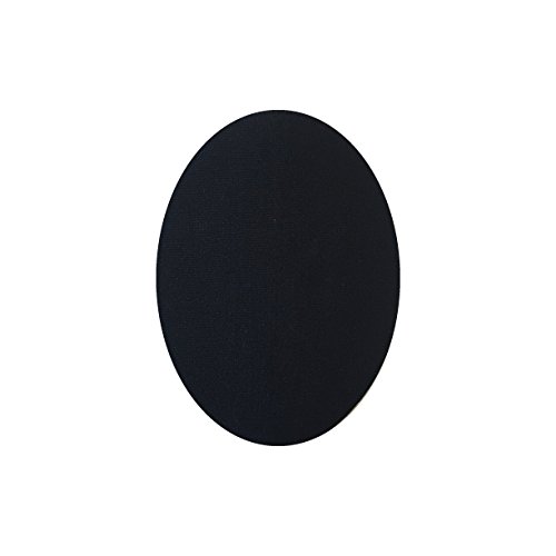Haberdashery Online 6 rodilleras niños color Negro termoadhesivas de plancha. Coderas para proteger tu ropa y reparación de pantalones, chaquetas, jerseys, camisas. 10,5 x 8 cm. Ref. 1 Negro