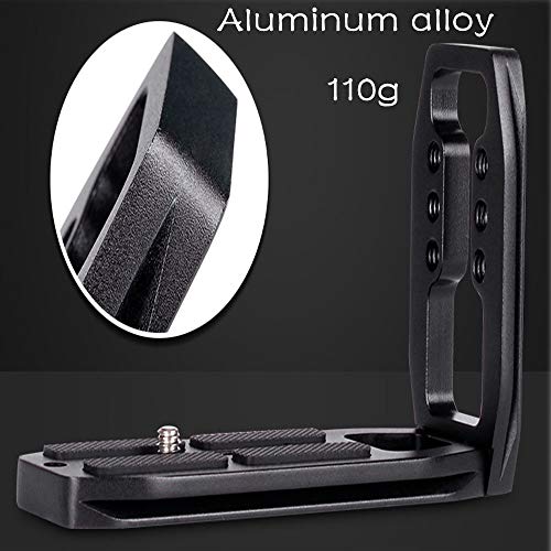 HAFOKO L Placa Vertical Soporte para Estabilizador de Cardán 1/4'' 3/8 '', Cámara DSLR en Trípode Monopie/Estabilizador Mano de 3 Ejes para Transmisión en Instagram YouTube Short Video