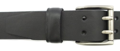 Handmade in Spain Cinturón de Piel Cuero para Hombre - Doble Hebilla