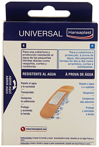 Hansaplast Tira Universal, 19 mm x 72 mm - 20 Unidades