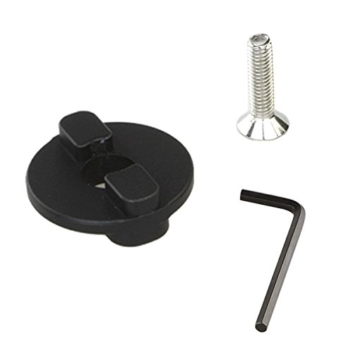 Haoge AD-M - Adaptador Hembra a Macho para reemplazo de rótula de trípode Manfrotto Bogen a Arca Swiss AS Compatible con Abrazadera de liberación rápida de Repuesto