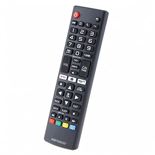 Haowen Control Remoto de Larga Distancia de diseño ergonómico para LG LCD TV Negro AKB75095307
