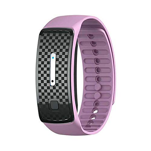 harupink Pulsera Repelente de Mosquitos por Ultrasonidos Inteligente 3 Modos Pulsera AntiMosquitos Pulsera Electrónica con Cable USB (Rosa)